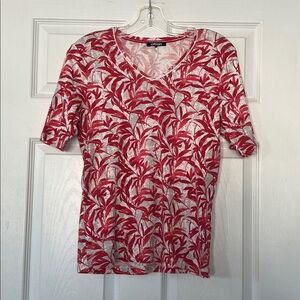 4/$20 Olsen Vibrant Patterned Short Sleeve Top